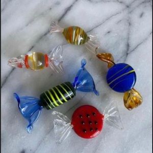 Vintage Murano Candy - 5 pieces